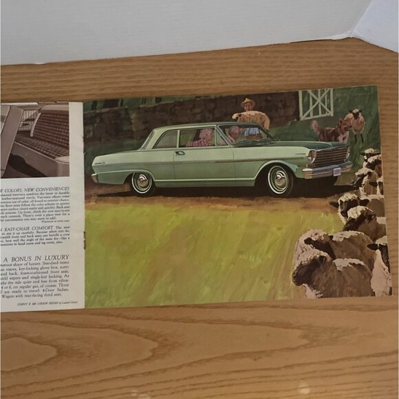Vtg 1963 Chevy II Chevrolet Brochure Nova Wagons Advertisement 16 Color Pages - Picture 3 of 4
